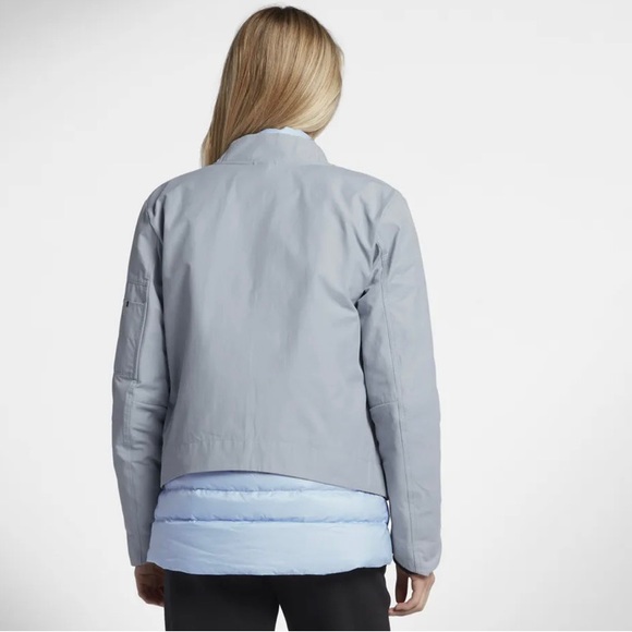 NWT Women's Nike Sportswear AeroLoft 3-in-1 Jacket Coat Blue - Picture 6 of 8